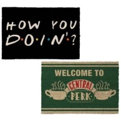 Friends Doormat - Central Perk -Home Accessories Shop 370216 friends doormat 37x55cm group