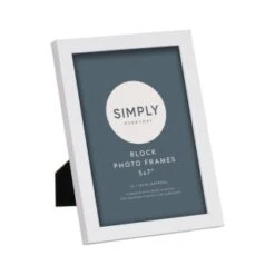 Simply Everyday 5 X 7" Block Frames 3pk - White -Home Accessories Shop 370279 3pk simply everyday block frames 5x7 white 3
