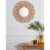 B&M Swirl Cane Mirror - Natural -Home Accessories Shop 370491 swirl cane mirror