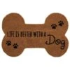 B&M Dog Bone Shaped Doormat -Home Accessories Shop 371948 shaped doormat
