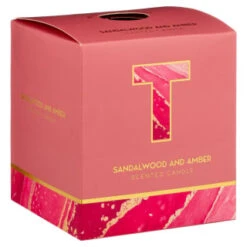 B&M Alphabet Candle (Assorted) - Sandalwood & Amber -Home Accessories Shop 372815 372816 372849 alphabet candle sandalwood and amber t