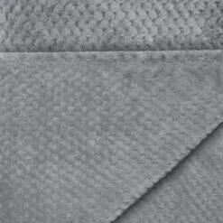 Waffle Faux Fur Throw - Grey -Home Accessories Shop 372931 heritage collection waffle faux fur throw 130x160cm 2