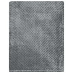 Waffle Faux Fur Throw - Grey -Home Accessories Shop 372931 heritage collection waffle faux fur throw 130x160cm 3