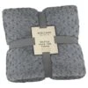 Waffle Faux Fur Throw - Grey -Home Accessories Shop 372931 heritage collection waffle faux fur throw 130x160cm 4