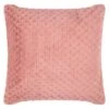 Waffle Faux Fur Cushion - Blush -Home Accessories Shop 373028 waffle faux fur cushion blush