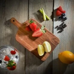 B&M Mini Acacia Wood Serve Boards 2pk -Home Accessories Shop 375102 2pk mini acacia wood serve boards