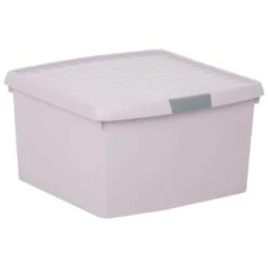 B&M Waffle Clip Box 25.5L - Blush -Home Accessories Shop 375471 blush 25 5l waffle clip box 2