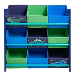 B&M Glow In The Dark Dinosaur 9 Tub Storage Drawers -Home Accessories Shop 375936 dinostar 9 tub storage 1