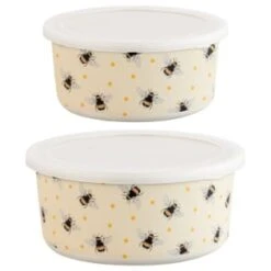 B&M Round Tubs 2pk - Bees -Home Accessories Shop 375966 2pk reuse and repurpose round tubs bee 5