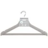 B&M Matte Grey Wooden Hangers 4pk -Home Accessories Shop 376023 wooden hangers 4pk