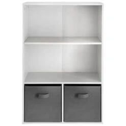 Lokken Bookcase - White -Home Accessories Shop 376507 lokken white bookshelf 2