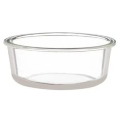 B&M Round Glass Food Containers With Bamboo Lid 2pk -Home Accessories Shop 376822 2 round glass food containers 3