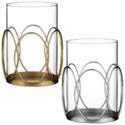 B&M Glass Candle Holder - Gold 5 B&M Glass Candle Holder - Gold -Home Accessories Shop 376919 candle holder group
