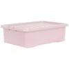 B&M Under Bed Storage Box 32L - Dusty Pink -Home Accessories Shop 377038 under bed storage box 32l dusty pink 3