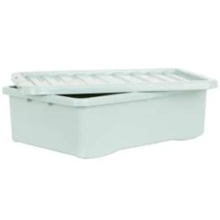 B&M Under Bed Storage Box 32L - Sage -Home Accessories Shop 377040 under bed storage box 32l sage 4