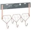 B&M Diamond Geo Overdoor Hooks - Rose Gold 2 B&M Diamond Geo Overdoor Hooks - Rose Gold -Home Accessories Shop 377705 diamon geo over door hook rose gold