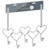 B&M Heart Diamante Overdoor Hooks -Home Accessories Shop 377713 5 ball heart diamante hooks