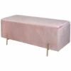 B&M Ottoman With Legs - Blush -Home Accessories Shop 378065 blush ottoman with legs