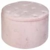 B&M Round Blush Ottoman -Home Accessories Shop 378067 round blush ottoman
