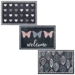 B&M Eco Flex Doormat - Hearts -Home Accessories Shop 379095 eco flex doormat 50x75 cm group