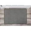 B&M Loop Washable Doormat 50 X 75cm - Grey Stripe -Home Accessories Shop 379119 loop washable doormat 50x75cm grey stripe