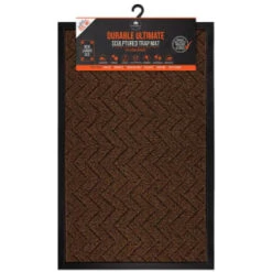 B&M Ultimate Trap Mat 55 X 85cm - Brown -Home Accessories Shop 379122 durable ultimate sculpted trap mat 55x85cm brown