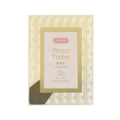 B&M Harmony Glass Photo Frame 5 X 7" - Gold -Home Accessories Shop 380068 harmony glass photo frame 5x7 1
