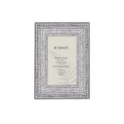 B&M Spotty Photo Frame 4 X 6" - Black & White -Home Accessories Shop 380078 botanist black and white spotty frame 4x6 1