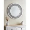 B&M Grey Rope Mirror - Grey -Home Accessories Shop 380083 grey rope mirror