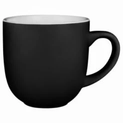 Simply Everyday Gloss Mugs 4pk - Black -Home Accessories Shop 380121 4pk simply everyday mugs black 4