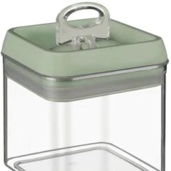 B&M Vacuum Storage Container 1L - Sage -Home Accessories Shop 380187 vacuum storage 1l sage
