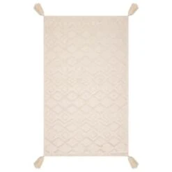 B&M Homestead Embossed Tea Towels With Tassels 2pk - Natural -Home Accessories Shop 380229 2pk homestead embossed tea towel with tassels 3