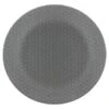 B&M Grey Embossed Dinner Plate 10.5" -Home Accessories Shop 380267 geo embossed dinner plate