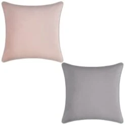 Supersoft Velvet Cushion Covers 2pk - Grey -Home Accessories Shop 380355 380356 velvet cushion covers group 2 1