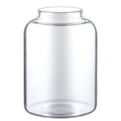 B&M Homestead Large Airtight Glass Jar With Acacia Lid -Home Accessories Shop 380521 airtight glass jar large 2