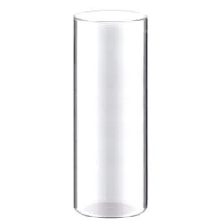 B&M Large Glass Cannister With Stainless Steel Lid -Home Accessories Shop 380548 glass cannister large