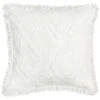 B&M Amara Waffle Geo Cream Cushion -Home Accessories Shop 380642 amara cream waffle geo cushion front