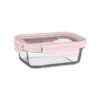 B&M Pink Glass Food Container - Small -Home Accessories Shop 380661 glass food container pink small 2