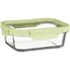 B&M Green Glass Food Container - Large -Home Accessories Shop 380662 glass food container green large 3