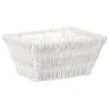 B&M Syros Mini Wicker Basket - White -Home Accessories Shop 381905 syros mini basket white