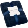 B&M Waffle Throw - Navy -Home Accessories Shop 383150 waffle throw navy