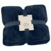 Heritage Collection Aspen Faux Fur Throw - Navy -Home Accessories Shop 383180 aspen throw navy 41