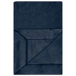 Heritage Collection Aspen Faux Fur Throw - Navy -Home Accessories Shop 383180 aspen throw navy1