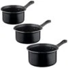 Simply Everyday Sauce Pan Set 3pk -Home Accessories Shop 383599 3 sauce pan set group