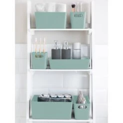 Soho Storage Tray 6 X 25.5 X 17cm - Sage -Home Accessories Shop 384326 384406 384419 soho box sage group1