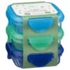 Simply Kids Clip Lock Tubs 3pk - Blue & Green -Home Accessories Shop 385227 3pk simply kids clip lock tubs