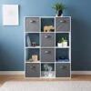 Lokken 12 Cube Shelving Unit With 6 Baskets -Home Accessories Shop 385648 lokken 12 cube shelving with 6 baskets