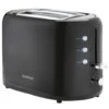 Goodmans Plastic 2 Slice Toaster - Black -Home Accessories Shop 386701 goodmans plastic 2 slice toaster black