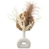 B&M Donut Vase With Dried Flowers -Home Accessories Shop 387548 doughnut vase with dried flowers