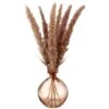 B&M Blush Vase With Pampas -Home Accessories Shop 387575 blush vase with pampas